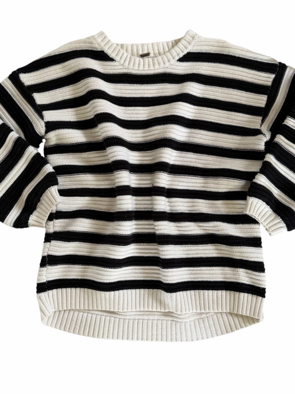 Free People Oversized Striped Sweater